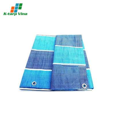 Good Value For Imports Stripe Tarp Sheeting Laminated PE Tarpaulin Price Vietnam Supplier