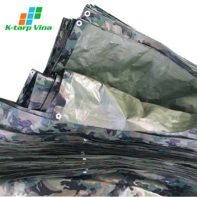 Fast Delivery For Camo Tarp Cover Sheets Uv Resistant 1000D Army Tarpaulin Supplier