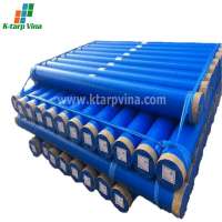 BLUE ROLL-UP TARPAULIN / WATERPROOF, ROTPROOF